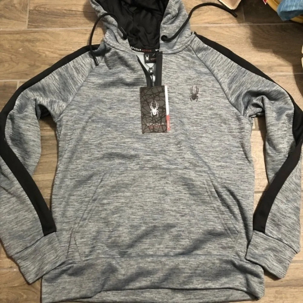 Spyder active mens small pullover hoodie